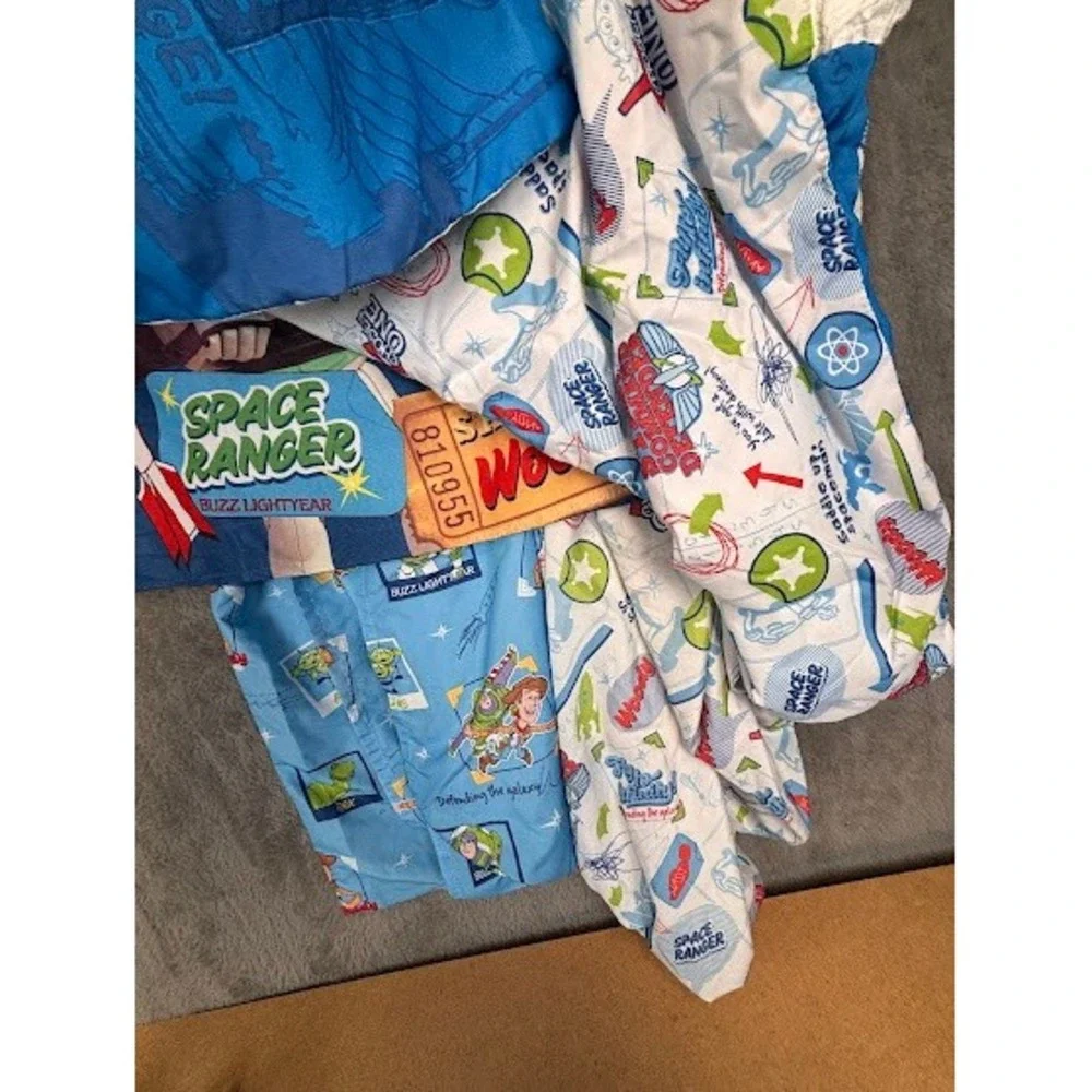 Disney‎ Pixar Toy Story Toddler Bed Bedding Set Woody Buzz Lightyear Sheet Set
